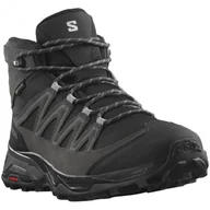 Buty trekkingowe męskie - Buty męskie Salomon X Ward Leather Mid Gore-Tex Rozmiar butów (UE): 42 / Kolor: czarny - miniaturka - grafika 1