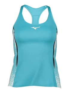 Mizuno Top sportowy "Printed" w kolorze błękitnym - Koszulki sportowe damskie - miniaturka - grafika 1