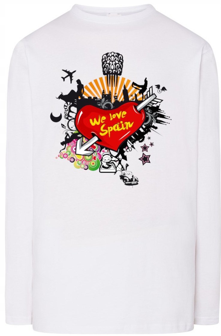 We Love Spain Bluza Longsleeve Modna r.XL
