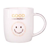 Kubki - KUBEK BARYŁKA SZEROKA NBC 300 ML DEK. GOOD MORNING - miniaturka - grafika 1