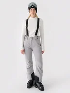 Spodnie narciarskie - 4F Spodnie narciarskie w kolorze szarym - miniaturka - grafika 1