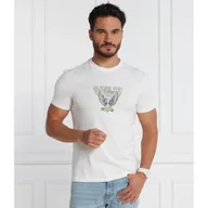 Koszulki męskie - GUESS T-shirt SS CN GUESS WINGS LOGO TEE | Slim Fit - miniaturka - grafika 1