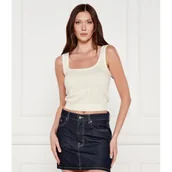 Koszulki i topy damskie - GUESS Top LYLA | Regular Fit - miniaturka - grafika 1