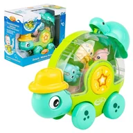 Karuzele dla niemowląt - Dumel Discovery Żółwik Wodna Karuzela 18m+ - miniaturka - grafika 1