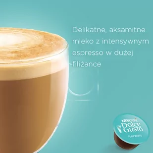 Nescafe NESTLÉ Kapsułki Dolce Gusto Flat White 16 sztuk 7755-uniw - Kawa w kapsułkach i saszetkach - miniaturka - grafika 2