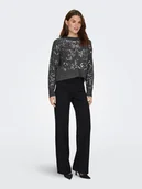 Swetry damskie - ONLY Sweter w kolorze antracytowym - miniaturka - grafika 1