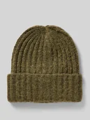 Czapki damskie - Czapka beanie z prążkowanej dzianiny model ‘PYRON’ - miniaturka - grafika 1