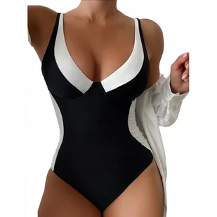 WYSZCZUPLAJĄCY STRÓJ KĄPIELOWY JEDNOCZĘŚCIOWY KOSTIUM DAMSKI PUSH UP L 40 - Stroje kąpielowe - miniaturka - grafika 1