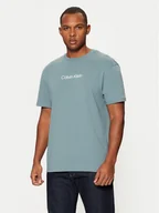 Koszulki męskie - Calvin Klein T-Shirt Hero K10K111346 Niebieski Regular Fit - miniaturka - grafika 1