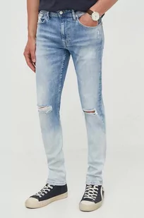 Pepe Jeans jeansy męskie kolor niebieski - Spodnie męskie - miniaturka - grafika 1