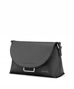 Torebka Damska Crossbody Mała Ekoskóra PUCCINI Czarna BK2241217M-1 - Torebki damskie - miniaturka - grafika 1