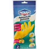 Rękawice robocze - Rękawice ochronne gumowe r. M 2 szt. Nolan - miniaturka - grafika 1