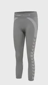 Legginsy - Hummel Legginsy Sportowe Szare Damskie 2Xs/Xs Puj - miniaturka - grafika 1