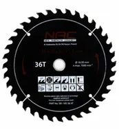 Akcesoria do elektronarzędzi - NAC SB1-185-36-AT, 185 mm 36 zębów - miniaturka - grafika 1