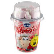 Desery mleczne - Olmici - Jogurt truskawkowy z piankami - miniaturka - grafika 1