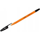 Długopisy - Długopis Olejowy Ze Skuwką Tribase Orange 0.7 Mm Czarny 265892 Berlingo - miniaturka - grafika 1