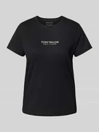 Koszulki i topy damskie - T-shirt o kroju regular fit z czystej bawełny - miniaturka - grafika 1