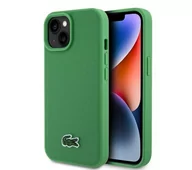Etui i futerały do telefonów - Lacoste LCHMP15SPVCN Hardcase Iconic Petit Pique MagSafe do iPhone 15 Zielony - miniaturka - grafika 1