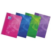 Notesy i bloczki - OXFORD Kołozeszyt Lagoon A4+ 80 kratka 400080673 - miniaturka - grafika 1