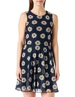 Sukienki - Desigual Damska sukienka Vest_nachavip Casual, niebieski, XL - miniaturka - grafika 1