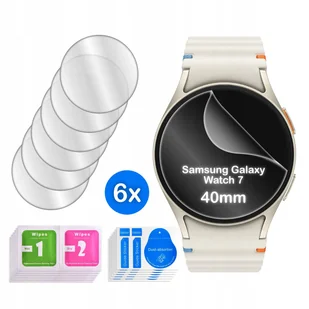FOLIA do Samsung Galaxy Watch 7 40mm HYDROŻELOWA OCHRONNA na ekran 6 sztuk - Akcesoria do smartwatchy - miniaturka - grafika 1