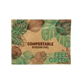 Chusteczki nawilżane - 15 cytrynowych odświeżających chusteczek do płukania palców - miniaturka - grafika 1