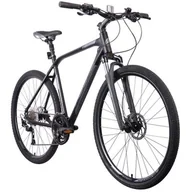 Rowery - Rower crossowy INDIANA X-Cross 4.0 M21 męski Czarno-szary - miniaturka - grafika 1