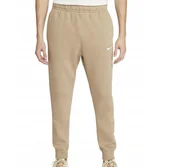 Dresy męskie - Spodnie dresowe Nike MĘSKIE beżowe Joggery 716830-247 r. M - miniaturka - grafika 1