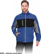 Odzież robocza - Leber&Hollman LH-FMN-P - bluza polarowa - niebiesko-czarno-szary 2XL - miniaturka - grafika 1
