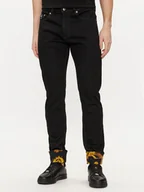 Spodnie męskie - Versace Jeans Couture Jeansy 76GAB5DM Czarny Slim Fit - miniaturka - grafika 1