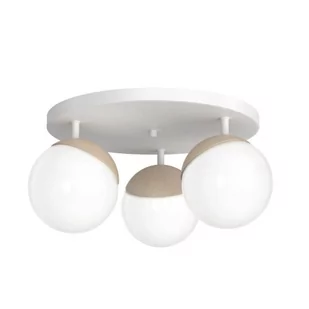 Milagro Sfera Wood lampa sufitowa 3-punktowa MLP5429 MLP5429 - Lampy sufitowe - miniaturka - grafika 1