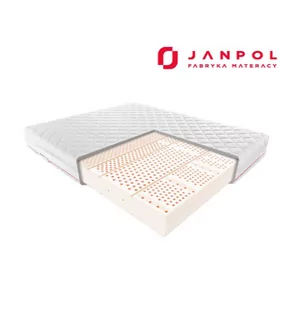 JANPOL DEMETER - materac lateksowy, piankowy, Twardość - średni, Rozmiar - 140x190, Pokrowiec - Silver Protect WYPRZEDAŻ, WYSYŁKA GRATIS, 603-671-572 - Materace - miniaturka - grafika 1