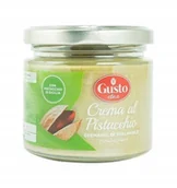 Słodkie kremy i masła - Gusto Etna - crema di pistachio 190 g włoskie masło pistacjowe - miniaturka - grafika 1