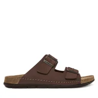 Klapki i japonki męskie - Klapki Scholl MF31290 Brązowy - miniaturka - grafika 1