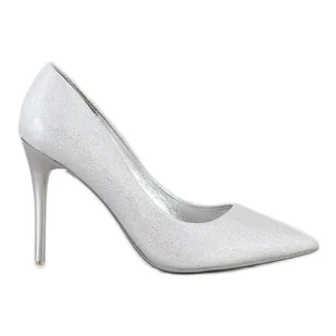 Goodin Modne Czółenka Na Szpilce beżowy - Czółenka - miniaturka - grafika 1