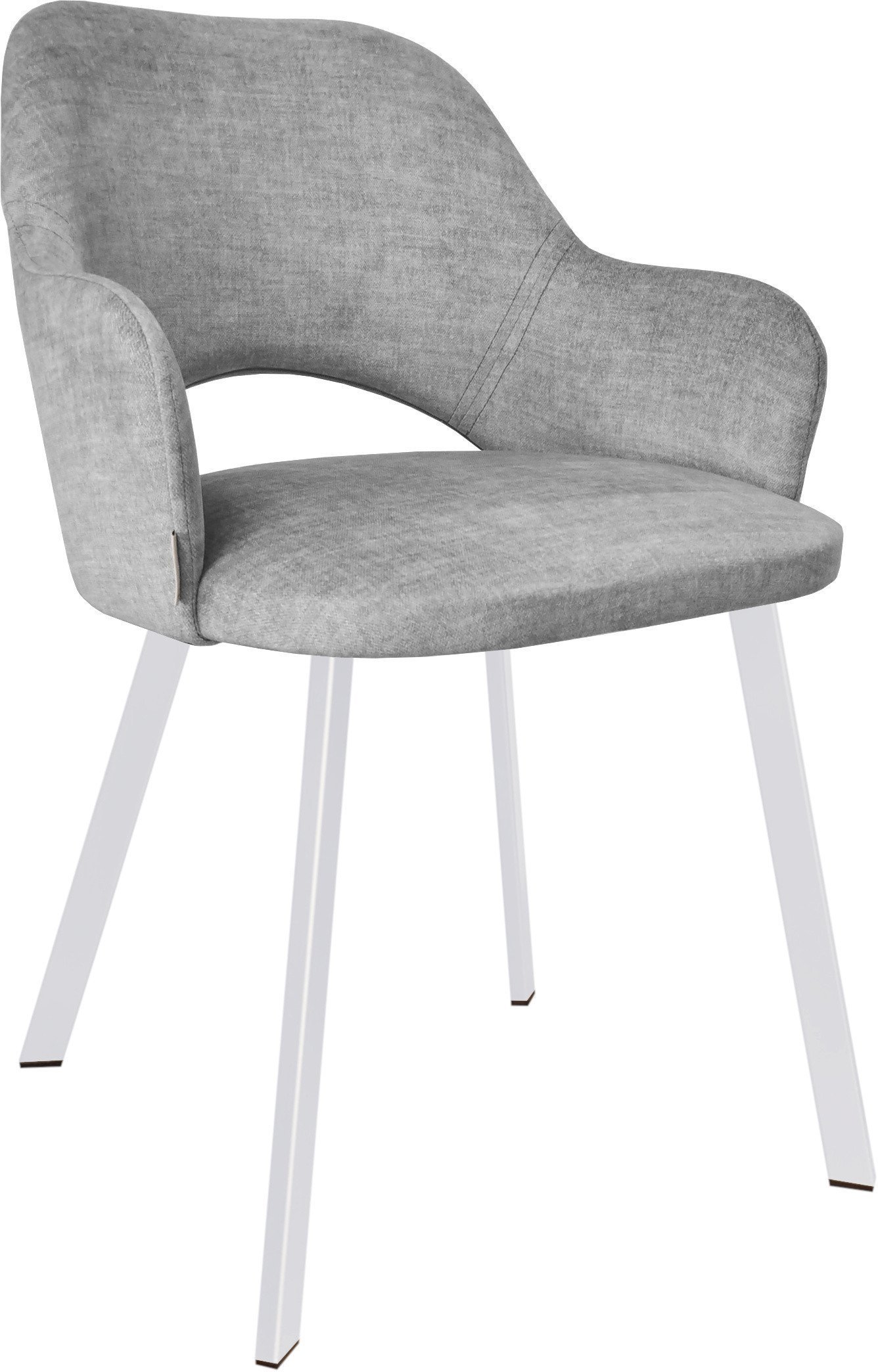 Krzesło Milano noga Profil biała Vogue 14