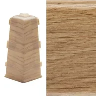 Listwy przypodłogowe - Arbiton Narożnik zewnętrzny do listwy INDO (1 sztuka) dąb bourbon - miniaturka - grafika 1