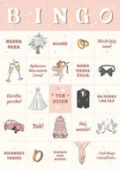 Kartki okolicznościowe i zaproszenia - Bingo Ślubne Kartka - miniaturka - grafika 1