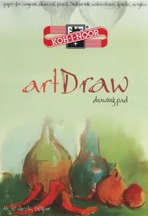 Koh-I-Noor Blok rsunkowy Art Draw A4 50 arkuszy - Szkolne artykuły papiernicze - miniaturka - grafika 1