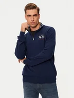 Swetry męskie - La Martina Sweter ZMS314 YW120 Granatowy Regular Fit - miniaturka - grafika 1