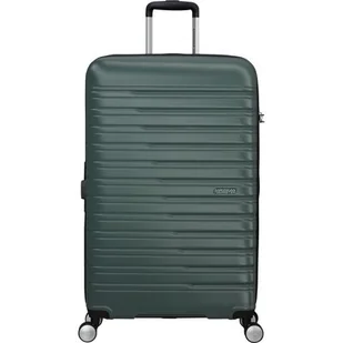 American Tourister Flashline - Spinner L, walizka, 78 cm, 100/109 l, zielona (Dark Forest), Zielony (Dark Forest), Spinner L (78-100/109 L), Walizki i wózki - Walizki - miniaturka - grafika 1