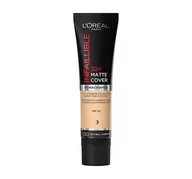Podkłady do twarzy - Maybelline Loreal Podkład Infallible 24H Matte Cover nr 130 True Beige 30ml SO_112170 - miniaturka - grafika 1