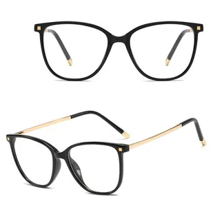 Okulary damskie kocie oczy zerówki do komputera BLUE LIGHT 25149 - Okulary korekcyjne, oprawki, szkła - miniaturka - grafika 1
