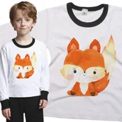 Piżamy dla dziewczynek - Piżama dziecięca Słodki Lis Lisek 110/116 - VoloDonum - miniaturka - grafika 1