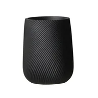 Kubki na szczoteczki do zębów - Kubek RIBS 8 x 8 x 10 cm czarny - miniaturka - grafika 1