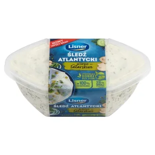 Lisner Śledź atlantycki filety w sosie tatarskim 280 g SPAR-5900344402124 - Konserwy i dania rybne - miniaturka - grafika 1