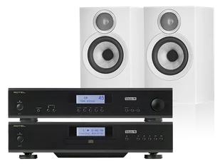 Rotel A11 Tribute (czarny) + CD11 Tribute (czarny) + 607 S3 (biały) - Zestawy stereo - miniaturka - grafika 1