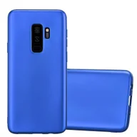 Etui i futerały do telefonów - Etui Cadorabo do Samsung Galaxy S9 PLUS w kolorze METALLIC BLUE Etui na telefon komórkowy wykonane z elastycznego silikonu TPU Ultra Slim Soft Back Cover Case Bumper - miniaturka - grafika 1
