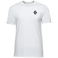 Koszulki sportowe męskie - Koszulka męska Black Diamond M SS EQUIPMNT FOR ALPINIST TEE Rozmiar: XL / Kolor: biały - miniaturka - grafika 1