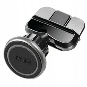 Uchwyty samochodowe do telefonów - UCHWYT SAMOCHODOWY NA TELEFON SMARTFON DO RADIA W MIEJSCE PŁYTY CD DVD - miniaturka - grafika 1